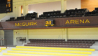 concrete stairs at mcgurik arena